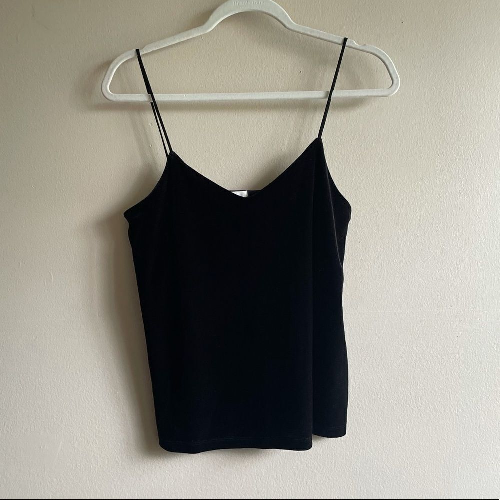H&M black soft spaghetti strap camisole